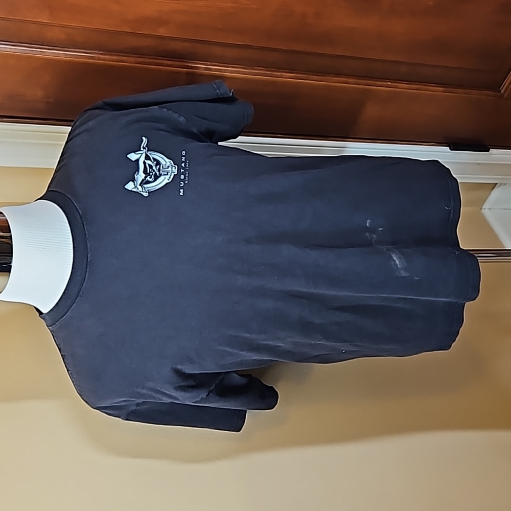 MUSTANG 45TH ANNIVERSARY TSHIRT TEE SHIRT CAR AUTOMOTIVE L LARGE